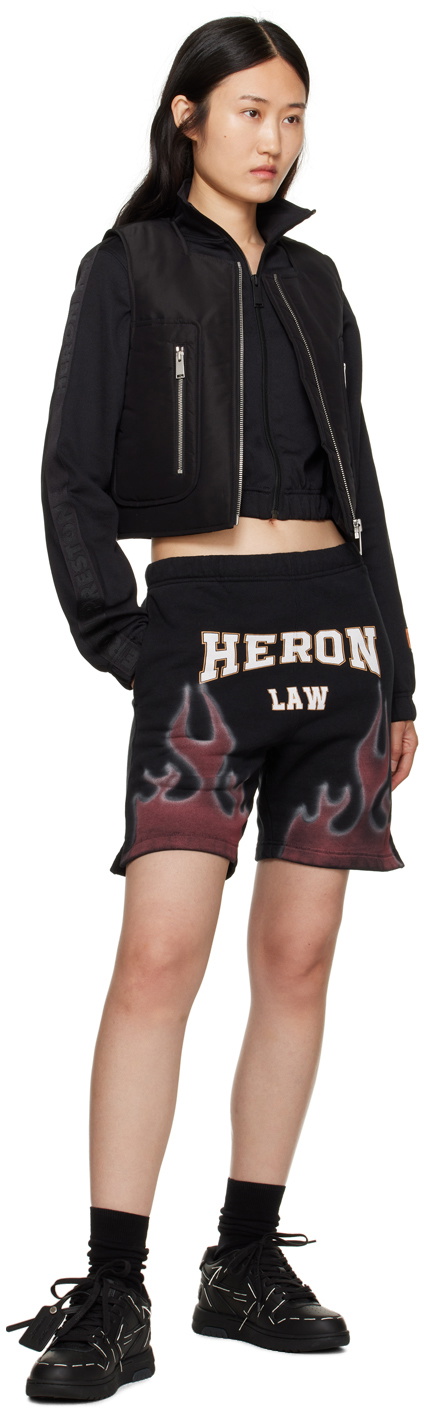 Heron Preston, Pants & Jumpsuits, Heron Preston Active Leggings Active Ss  Top Logo Black White Set