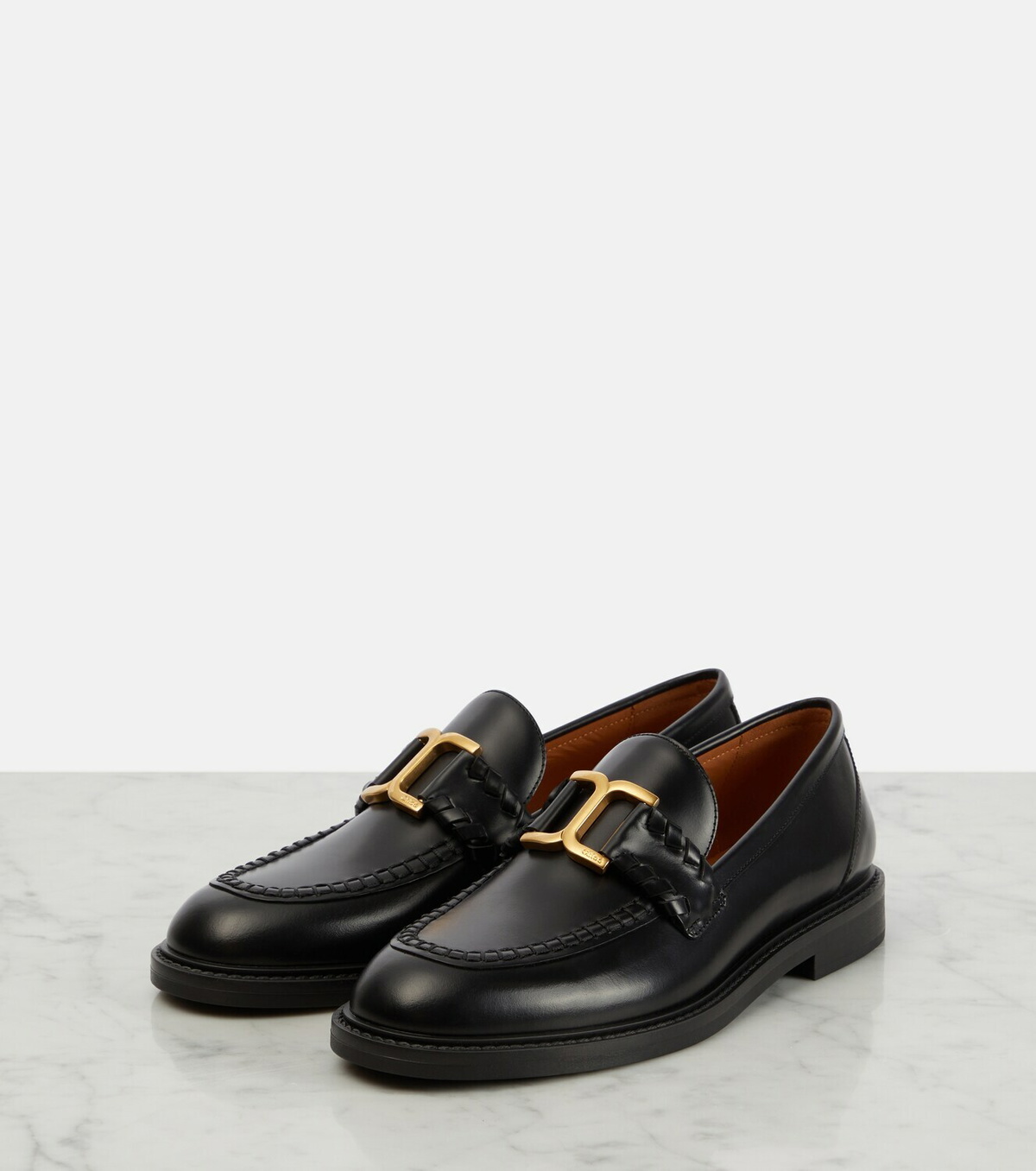 Chloé Marcie leather loafers Chloe