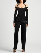 The Attico Womens Top in Black