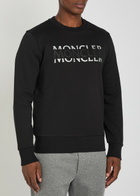 Moncler Logo-print Cotton Sweatshirt Black