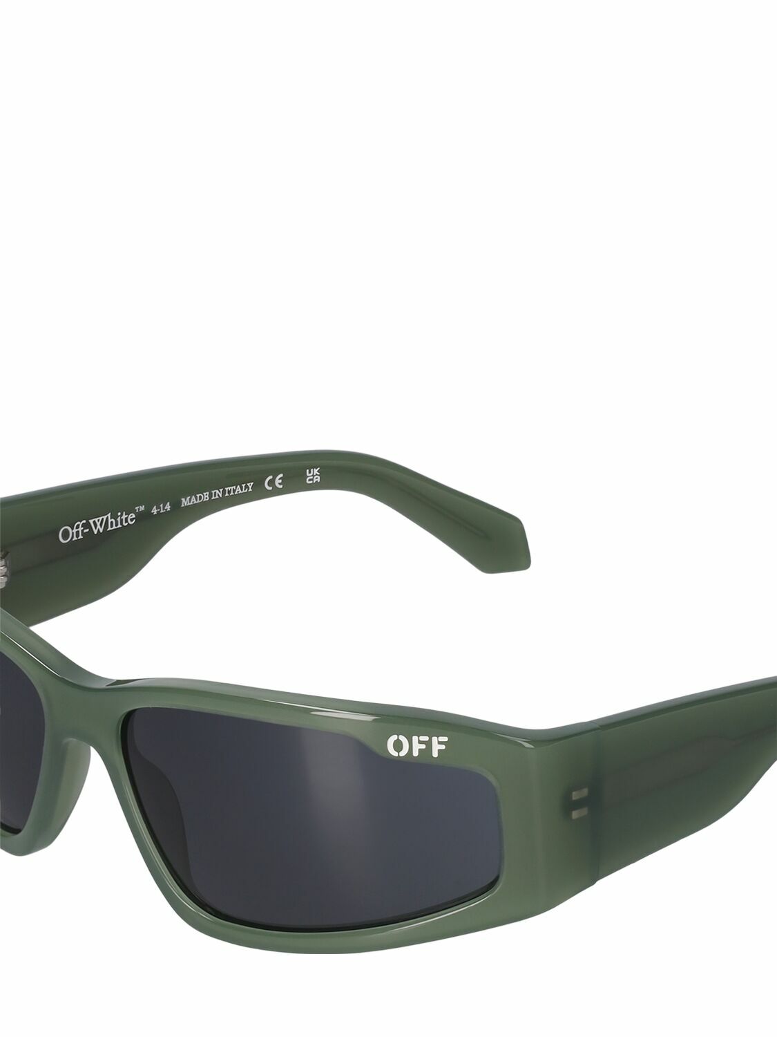 OFF-WHITE Kimball Acetate Sunglasses Off-White