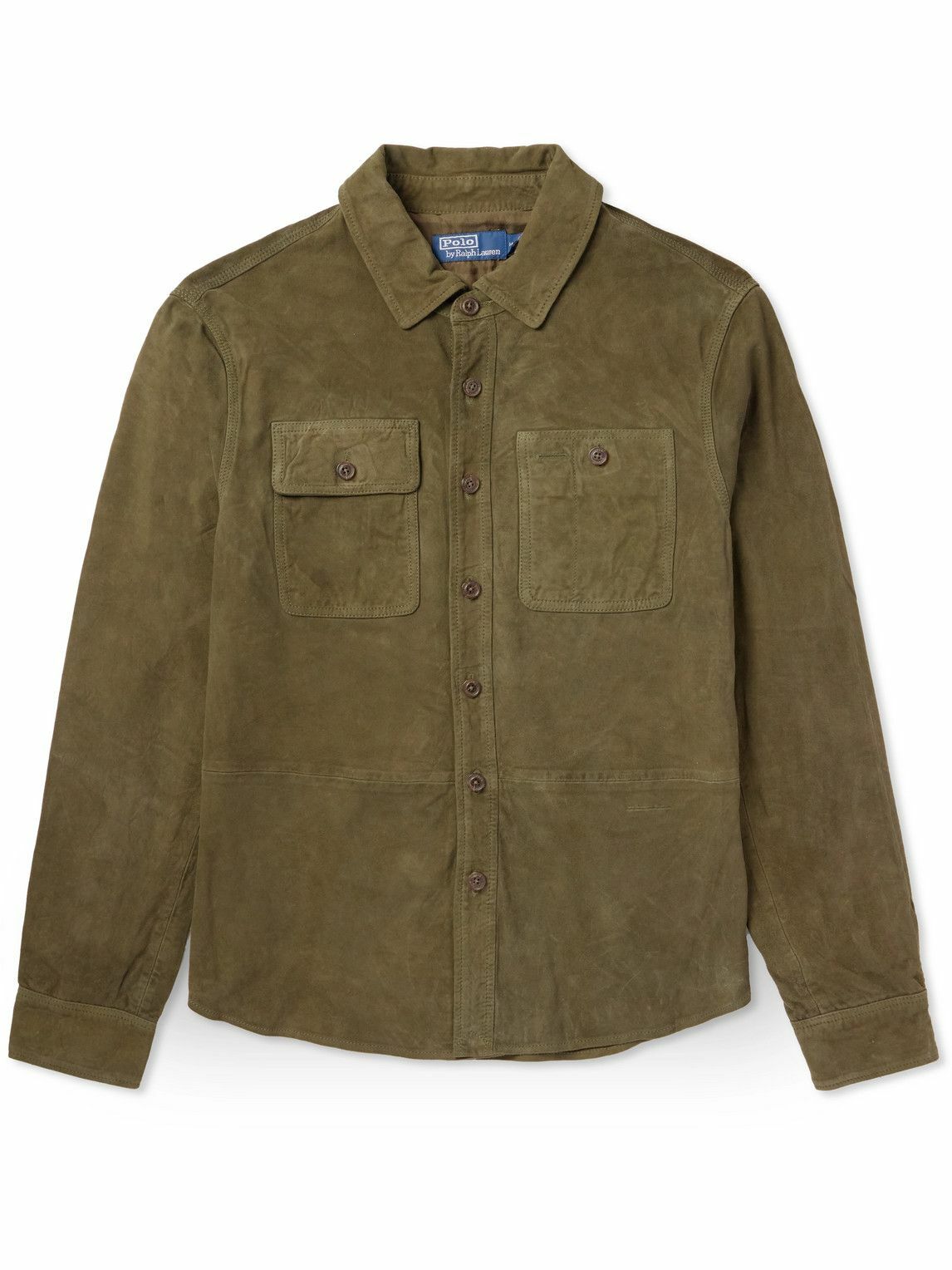 Polo Ralph Lauren - Suede Overshirt - Green