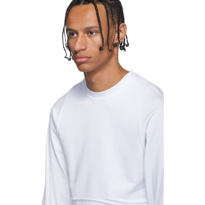 Bianca Saunders White Roll Up T-Shirt Bianca Saunders