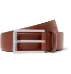 Hugo Boss - 3.5cm Brown Coris Leather Belt - Men - Brown