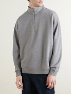 Canada Goose - Rove Half-Zip Cotton-Jersey Sweater - Gray