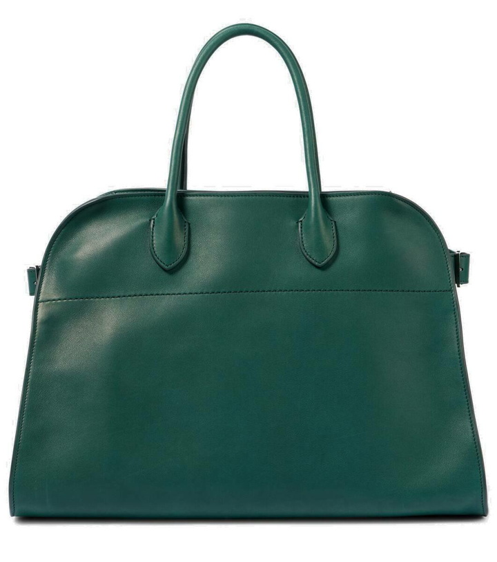 Photo: The Row Soft Margaux 15 Medium leather tote bag