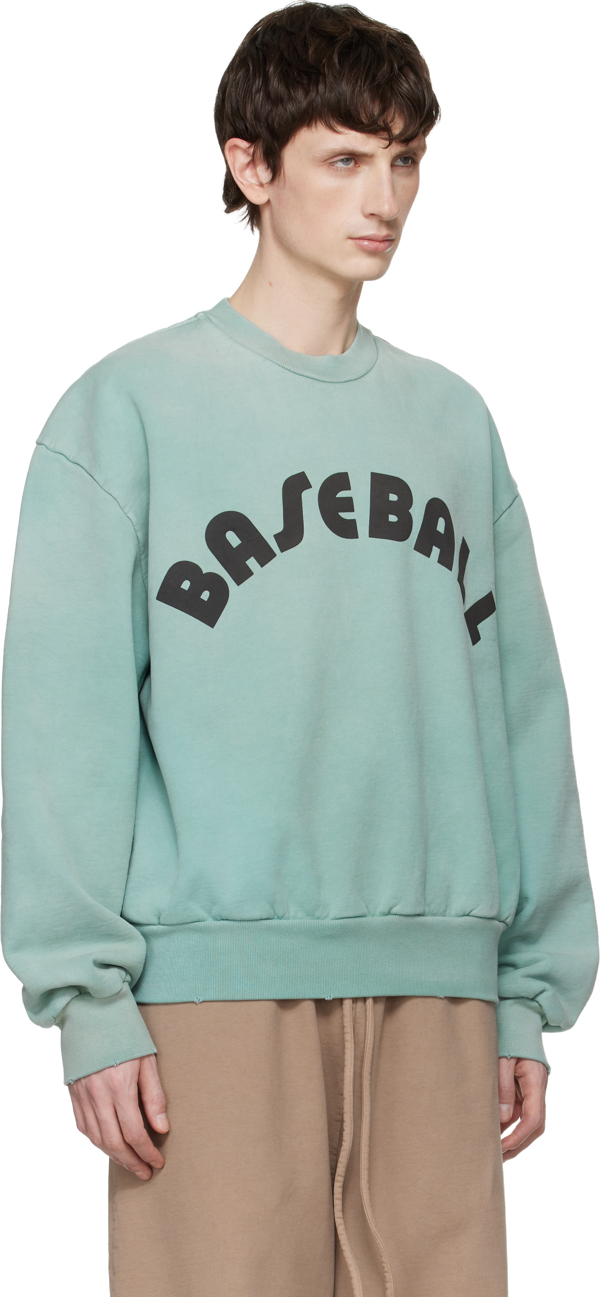 Fear of God Blue Baseball Classic Half Raglan Sweatshirt