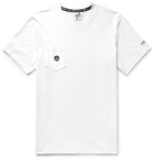 adidas Consortium - SPEZIAL Hartcliffe Logo-Appliquéd Cotton-Blend Jersey T-Shirt - White