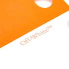 Off-White Notepad in Orange