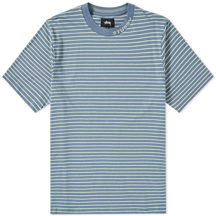 Photo: Stussy Jack Stripe Tee Blue