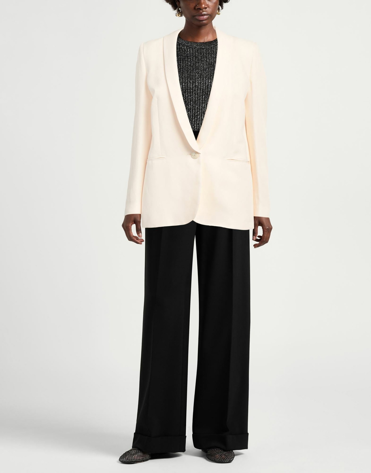 Twinset Womens Blazer Cream