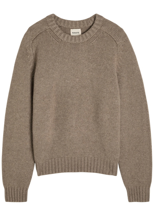 Photo: Khaite Mae Cashmere Sweater Beige