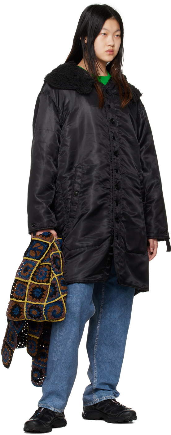 Engineered Garments Black Liner Coat Engineered Garments