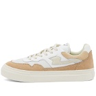 Stepney Workers Club Men's Pearl S-Strike Suede Mix Sneakers in White/Earth