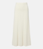 Faithfull Mieralla pointelle cotton-blend maxi skirt