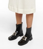 Roger Vivier Preppy Viv' patent leather Chelsea boots