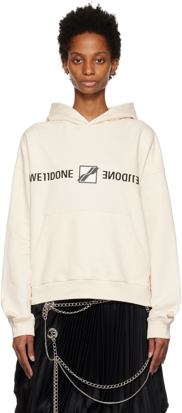 Photo: We11done Off-White Patched Mirror Hoodie