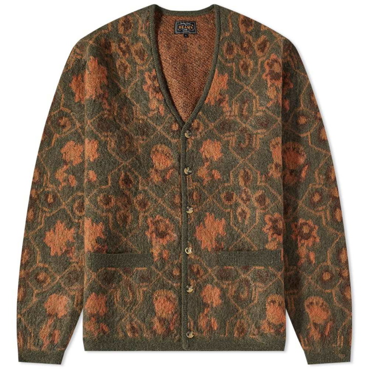 Photo: Beams Plus Botanical Pattern Cardigan