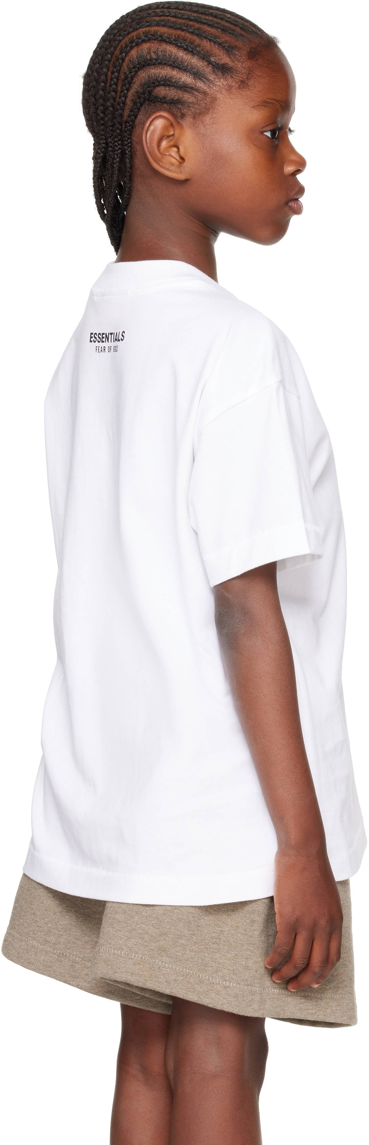 Fear of God ESSENTIALS Kids White Essential Lounge T-shirt Fear Of 