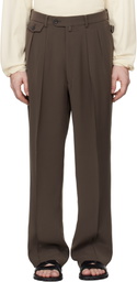 RAINMAKER KYOTO Brown Wide Trousers