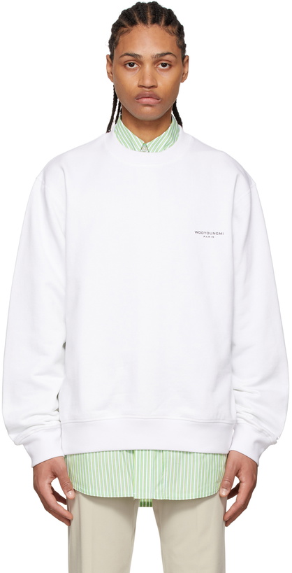 Photo: Wooyoungmi White Cotton Sweatshirt