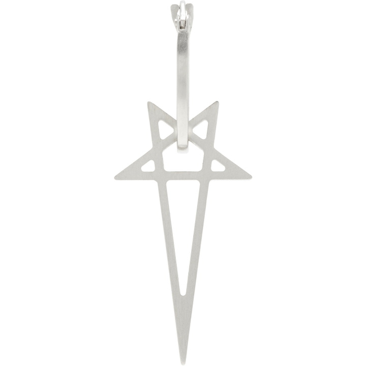 Photo: Rick Owens Pentagram Single Earring