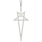 Rick Owens Pentagram Single Earring