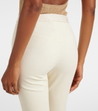 Wolford Grazia cropped jersey flared pants