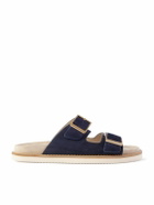 Brunello Cucinelli - Suede Sandals - Blue