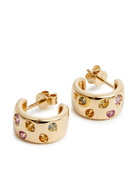Roxanne First Rainbow 14kt Gold Hoop Earrings - Multicoloured 1 - One Size