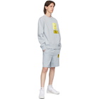 Helmut Lang Grey Masc Sweat Shorts