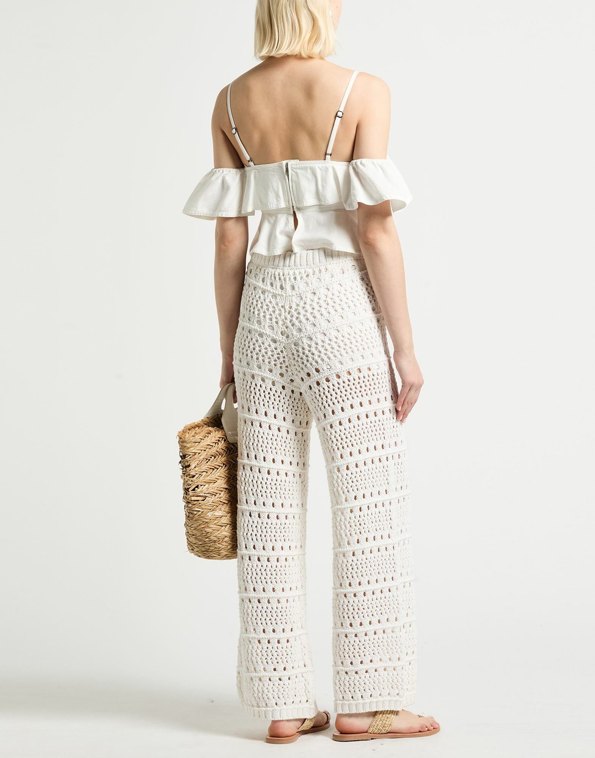Peserico Womens Pants in White