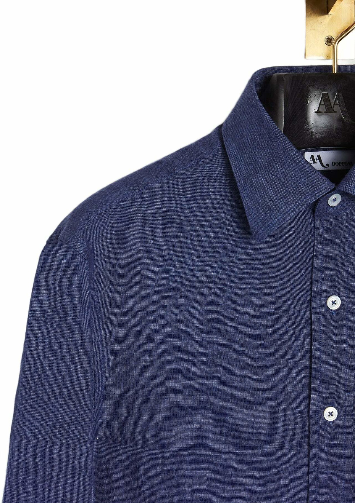 doppiaa Aalbenga Solid Linen Shirt