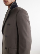 Paul Smith - Double-Breasted Wool and Cashmere-Blend Coat - Gray