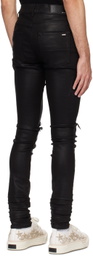 AMIRI Black Wax Jeans