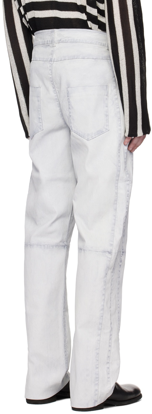 FREI-MUT White Alive Leather Pants