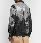 Sacai - Printed Shell Shirt Jacket - Black