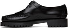 Sebago Black James Fringe Lug Loafers