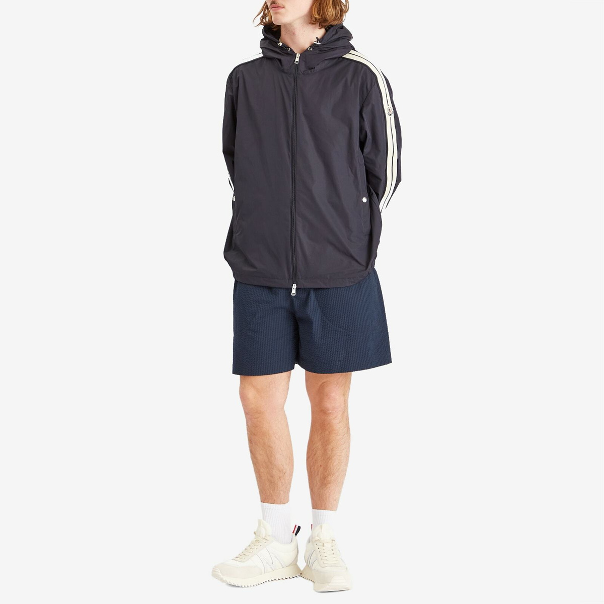 【関税込み】moncler Olan' hooded jacket Moncler Olan Jacket | White | FARFETCH
