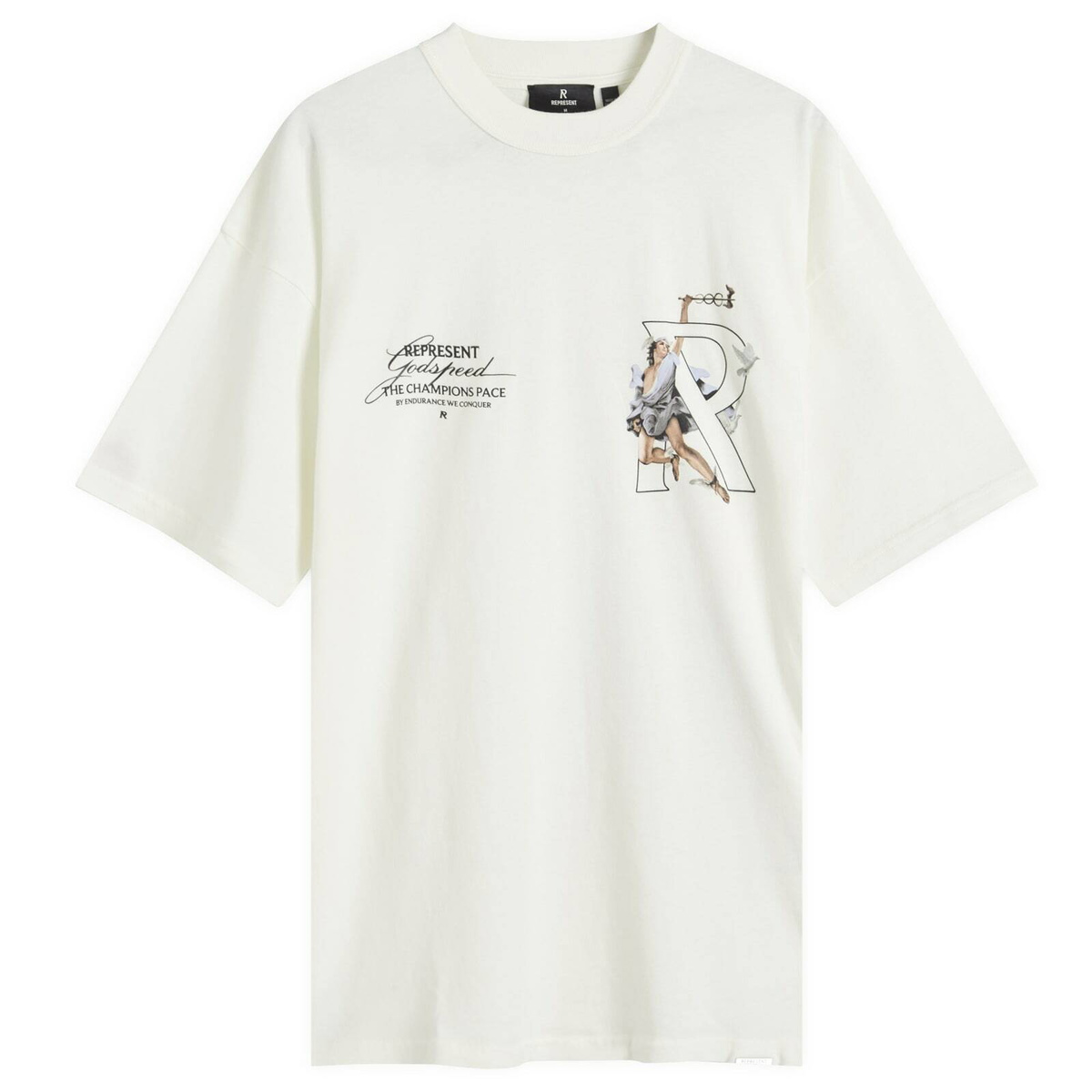 Represent Men's Hermes T-Shirt in Flat White Represent