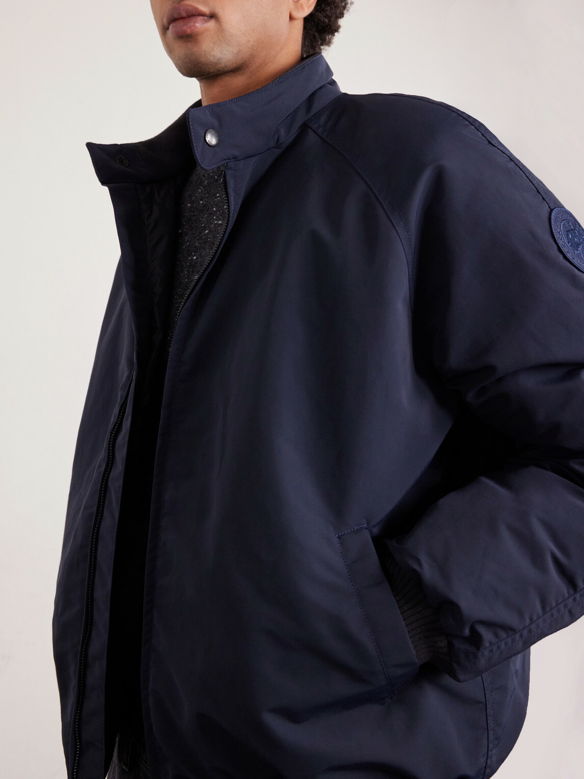 Canada Goose - Legacy Organic Cotton-Blend Down Bomber Jacket - Blue