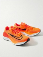 Nike Running - Zoom Fly 5 Rubber-Trimmed Mesh Sneakers - Orange