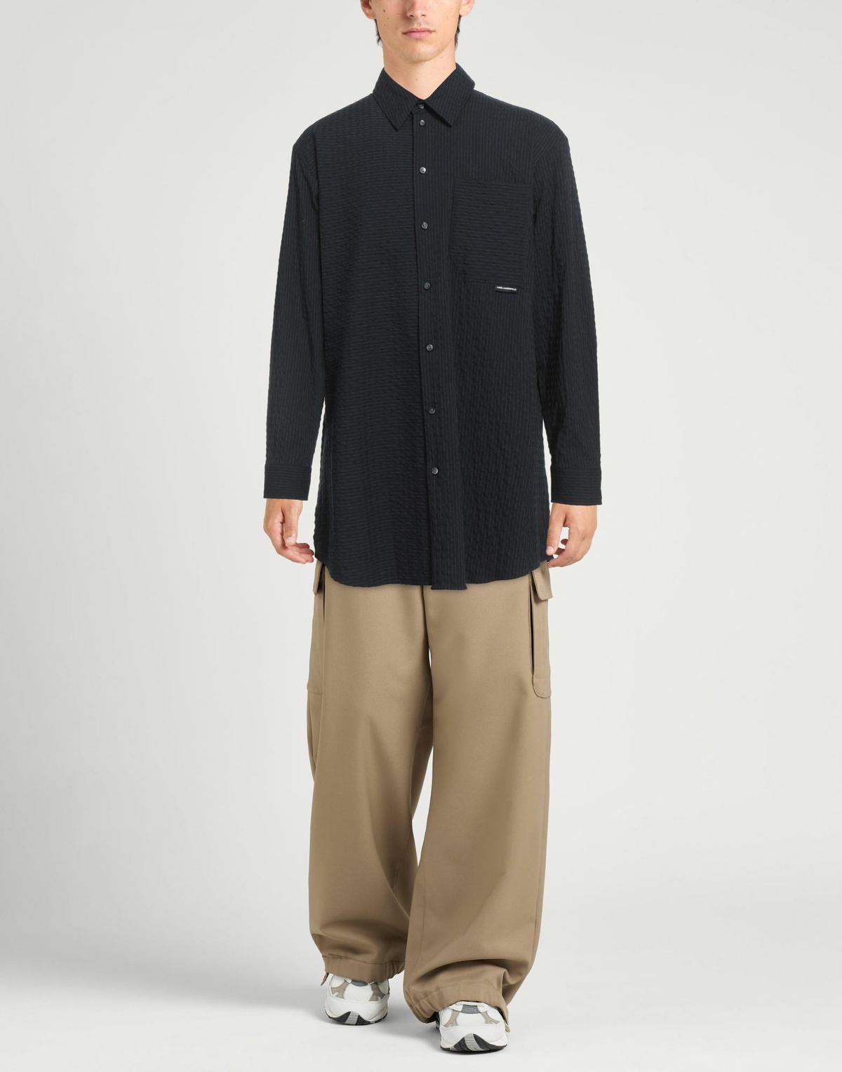 Karl Lagerfeld Mens Shirt in Midnight blue