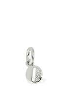 DODO - 18kt White Gold O Charm W/ Diamonds