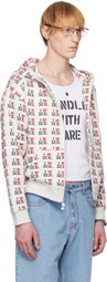 Ashley Williams Gray 'I Heart Me' Butterfly Hoodie