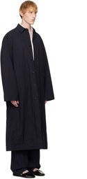 ALAINPAUL Navy Mac Overshirt Coat