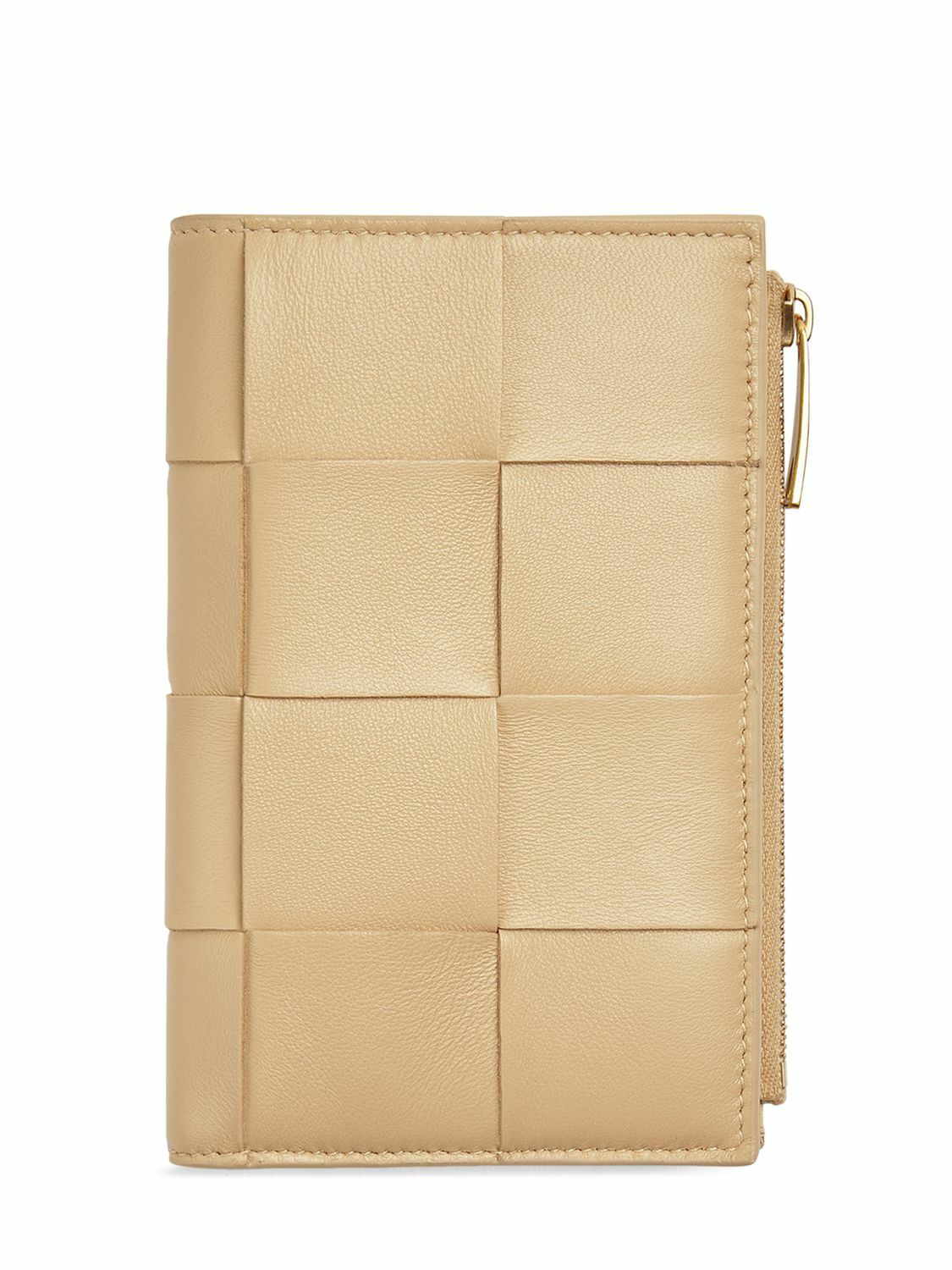 折りたたみ財布 BOTTEGA VENETA CASSETTE MEDIUM BI-FOLD ZIP WALLET Bottega Veneta® Women's Small Cassette Bi-Fold Zip Wallet in