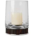 Lorenzi Milano - Ebony and Glass Candle Holder - Black