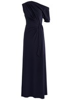 Diane Von Furstenberg Avi Wrap-effect Jersey Maxi Dress Dark Navy