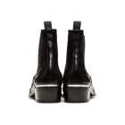 Alexander McQueen Black Leather Chelsea Boots